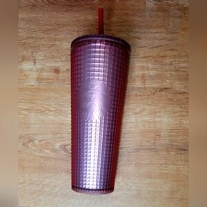 StarbucksTumbler Dusty Rose Matte Softgrip Grid - 24oz -3 for $30
